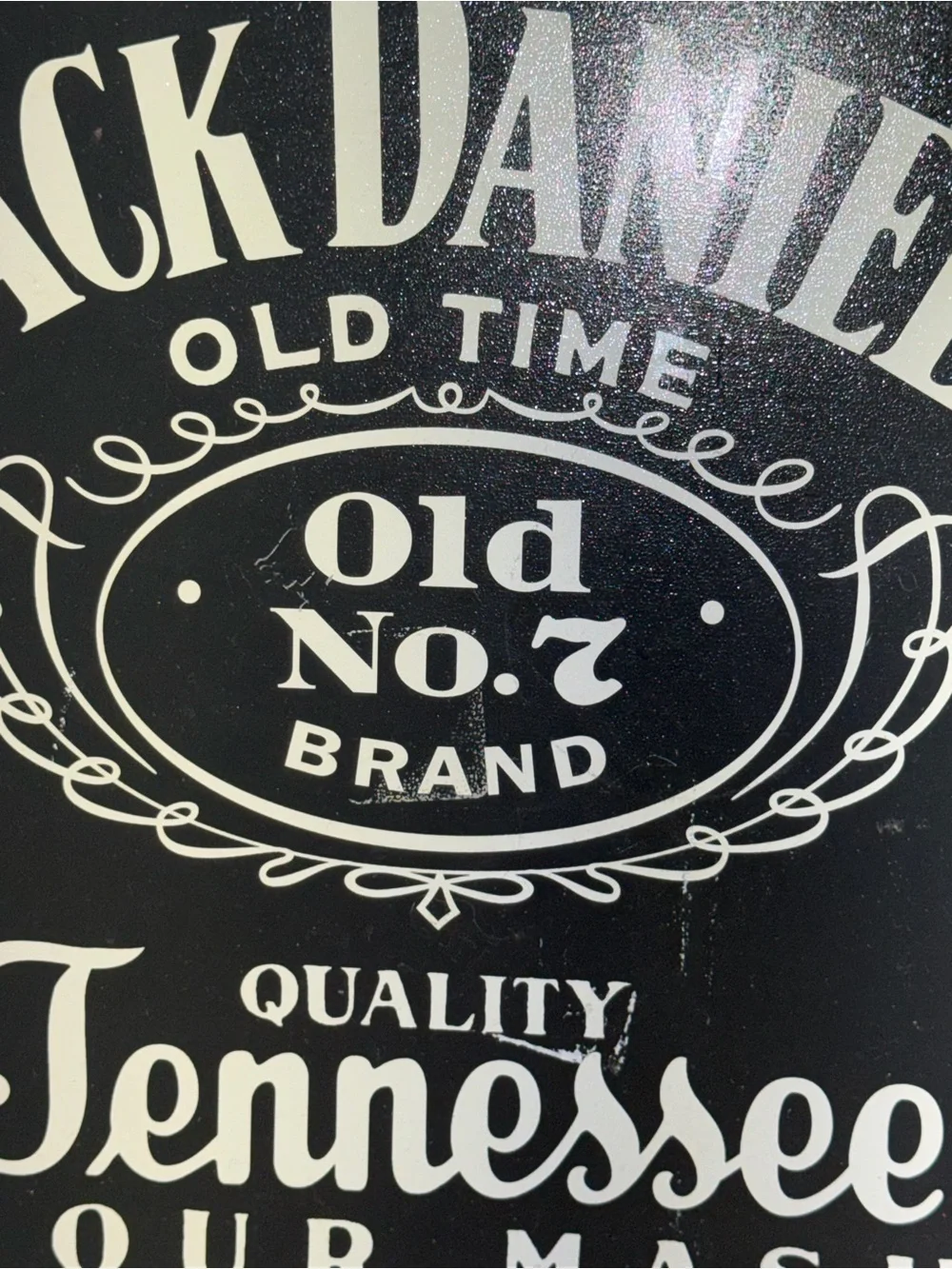 Jack Daniel’s Old No. 7 Tennessee Whiskey Metal Tin Sign 16” x 12” Bar Decor